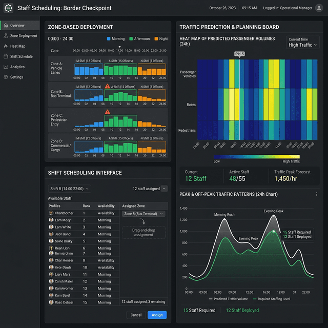 Resource scheduling & staffing