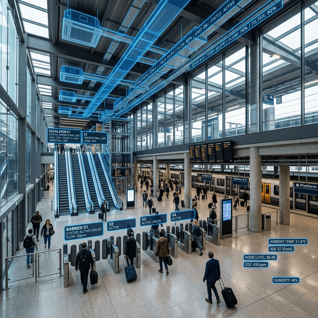 Transit hub facility management
