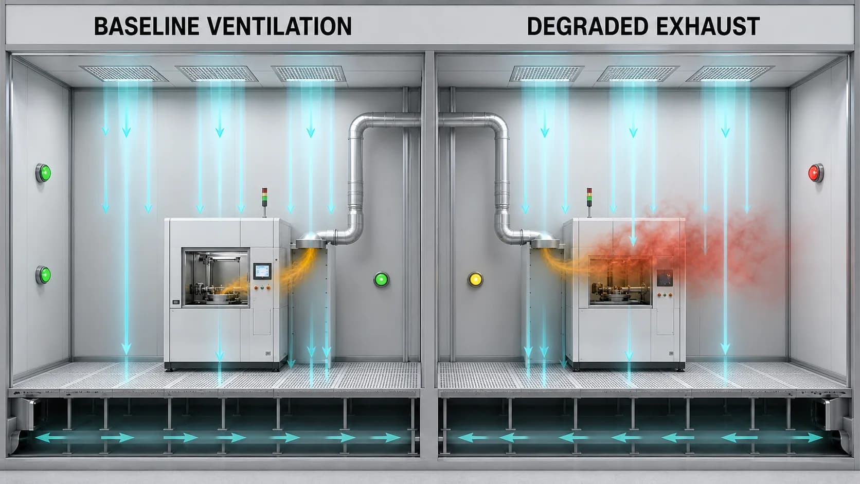 Local Exhaust Capture and Ventilation Degradation Scenarios