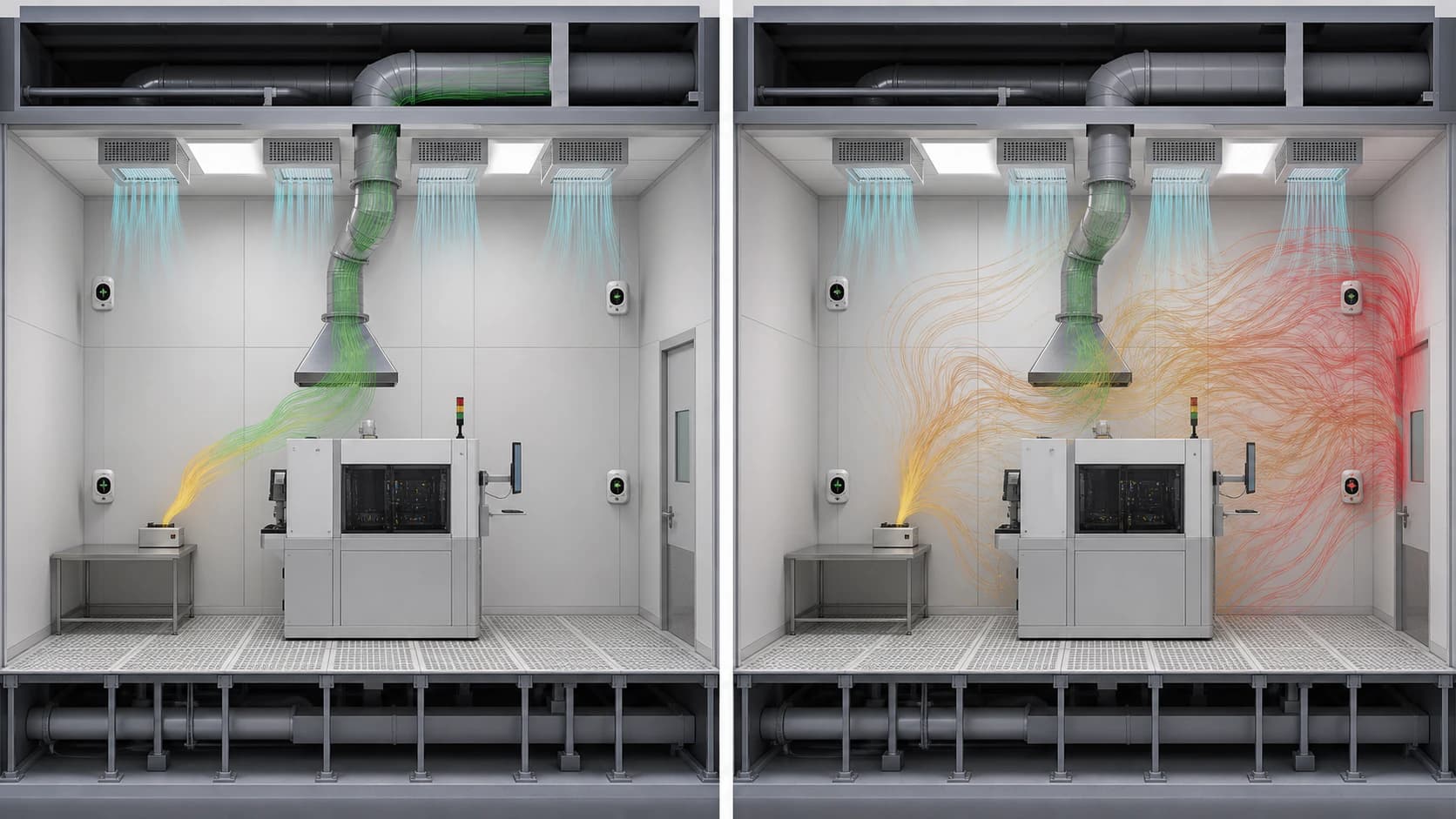 Local Exhaust Capture and Ventilation Degradation Scenarios